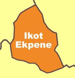 Map of Current Ikot Ekpene Local Government Area